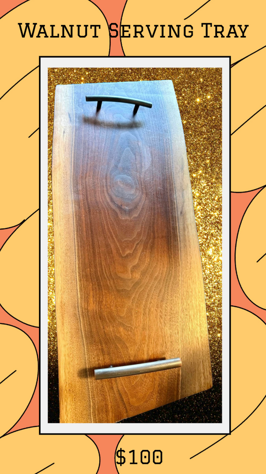 Walnut Serving Tray